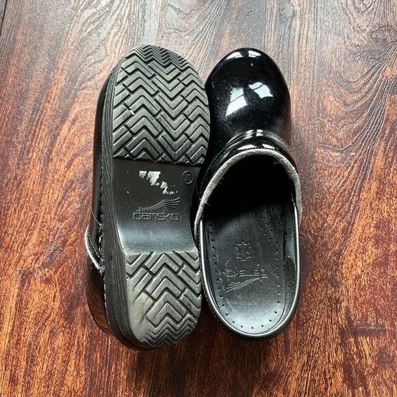 Dansko Black professional Clogs Size 39  Size 8.5 Womens work clogs nurse clogs - Picture 9 of 11